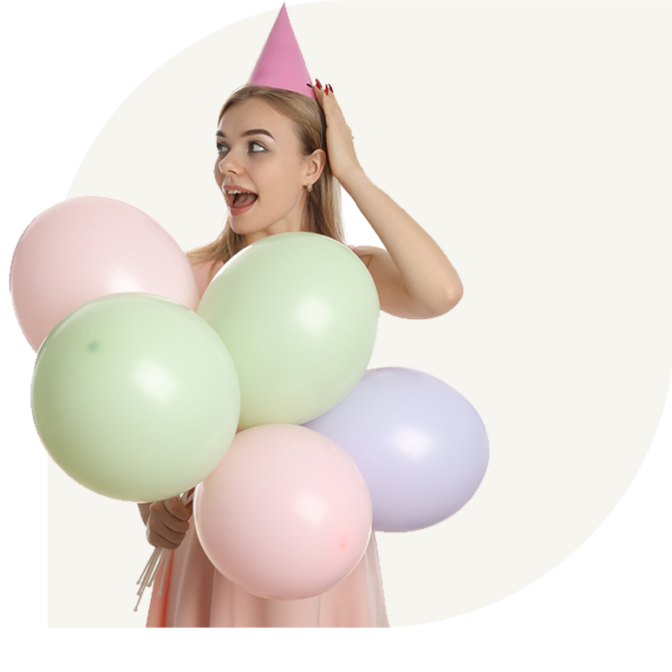 Geslaagd ballonnen